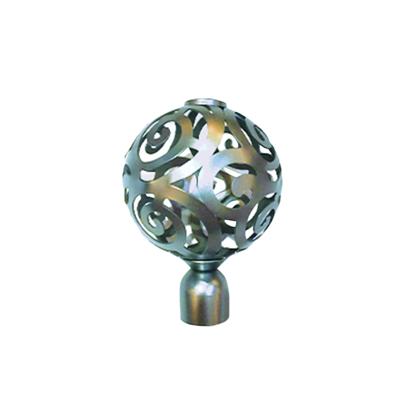 Hollow pattern Fashion curtain finial