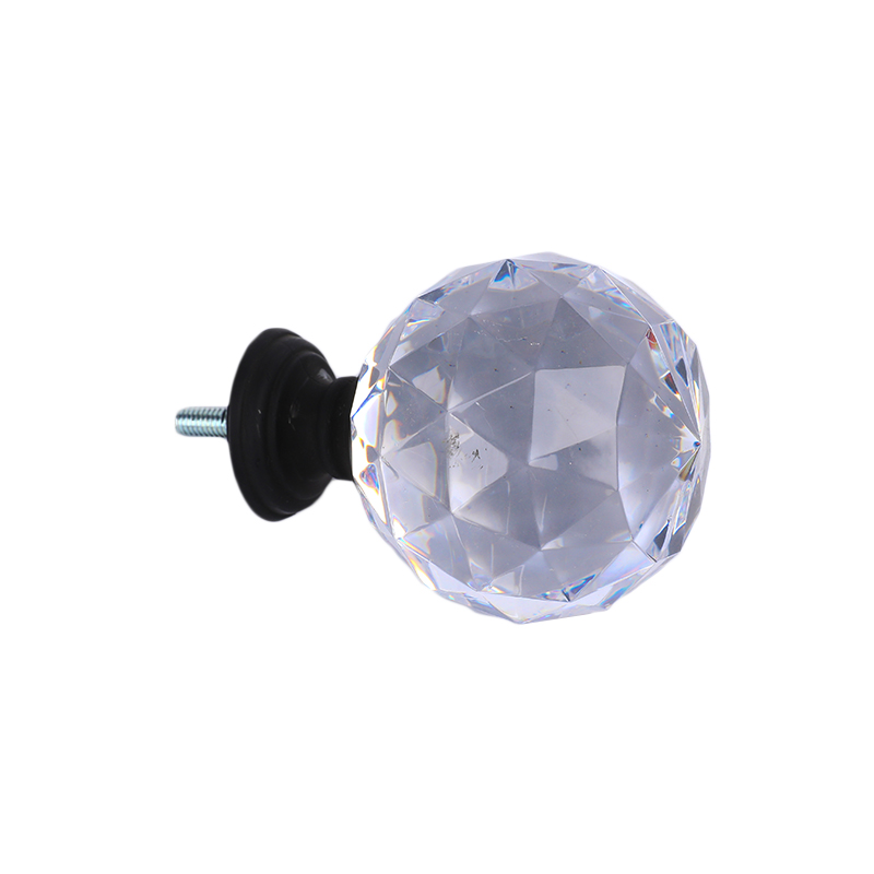 Spherical Simple Fashion Crystal Curtain finial