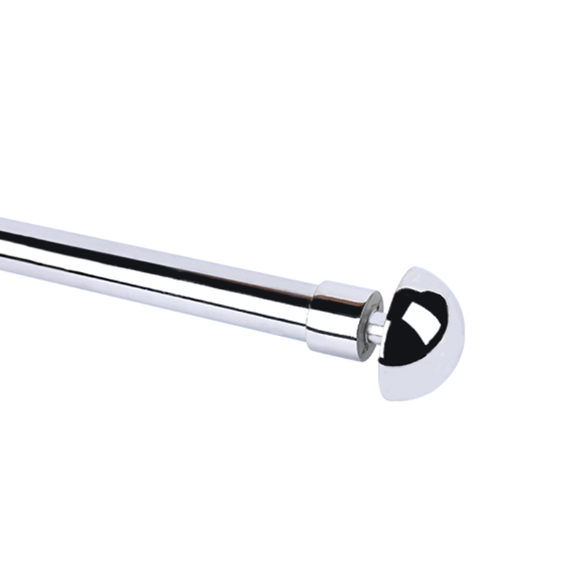 Aluminum alloy delicate small ball curtain rod