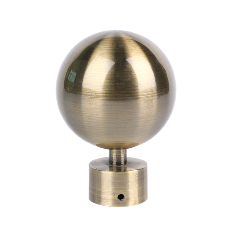 Bronze ball curtain finial