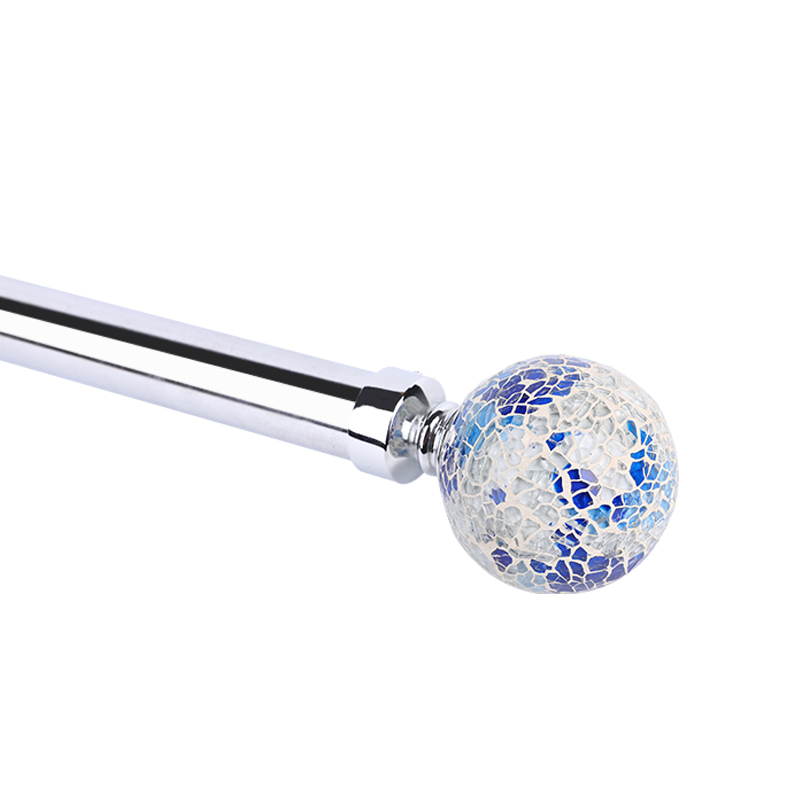 Creative Chinese style blue and white porcelain curtain rod