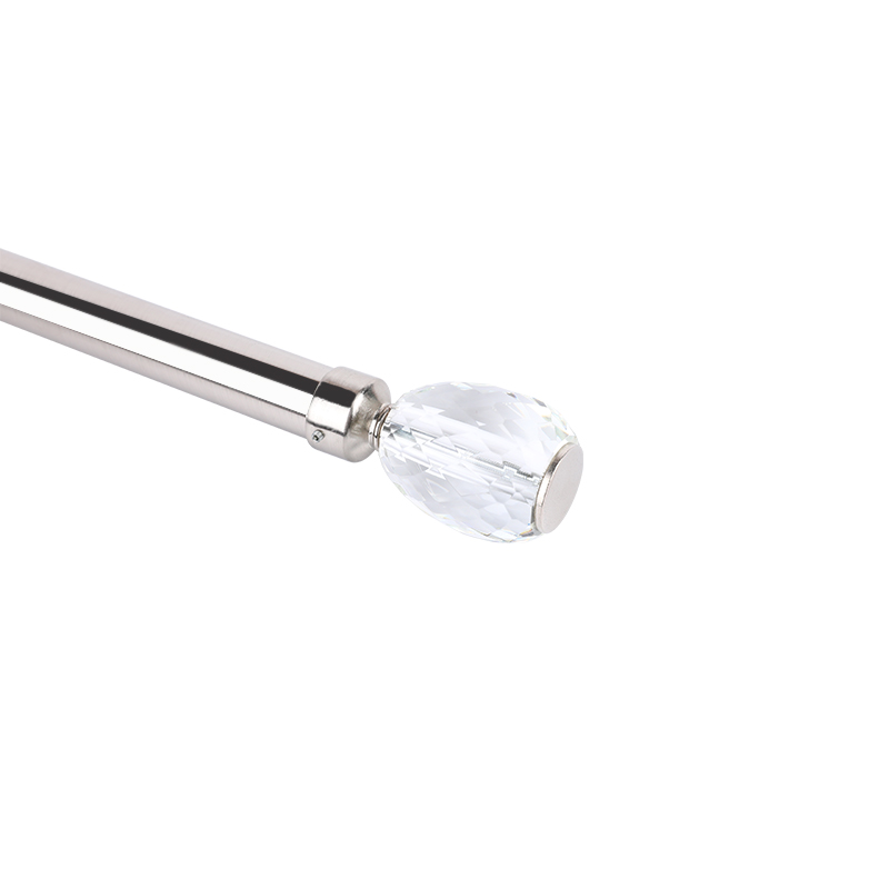 Six arc classic simple crystal curtain rod